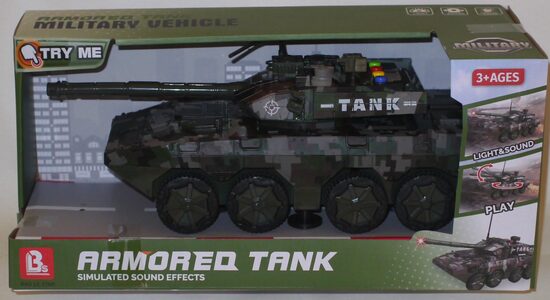 tanks ar skaņu un gaismām 33cm