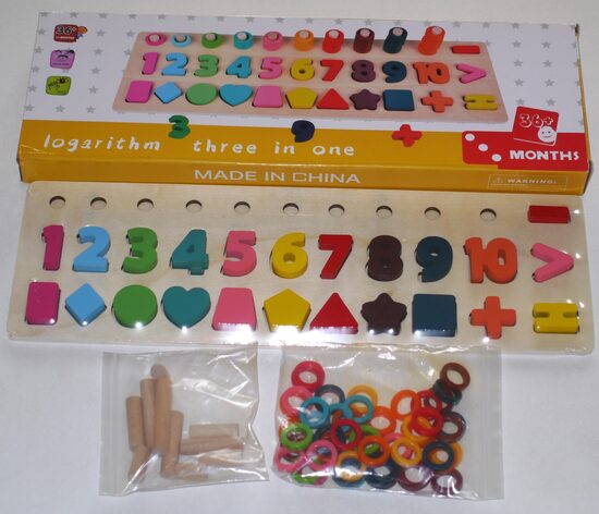 koka ciparu/figūru dēlis