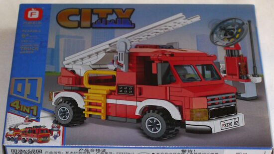 Lego ugunsdzēsēja mašīna