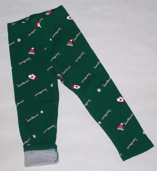 86, 92, 98, 104, 110cm siltie legingi zaļi ZS