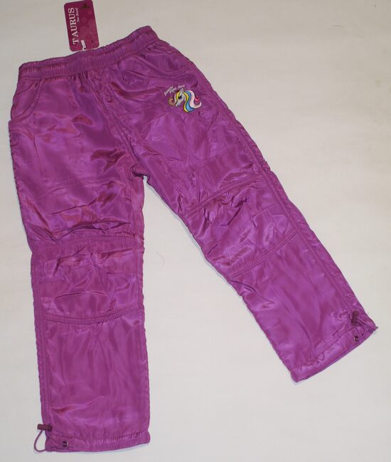 116, 134cm rudens bikses meitenēm rozā vienradzis raibs