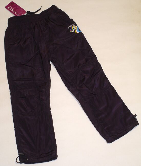 122cm rudens bikses meitenēm tumši violētīgas vienradzis raibs