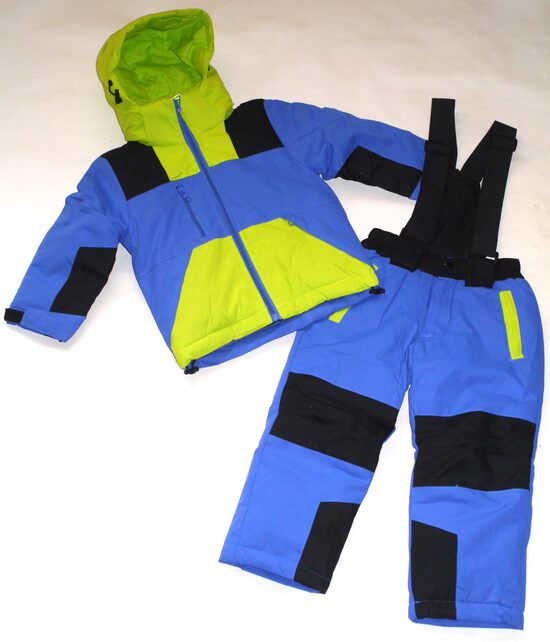 98, 104, 110, 116, 122cm ziemas kombinezoni zili sporta