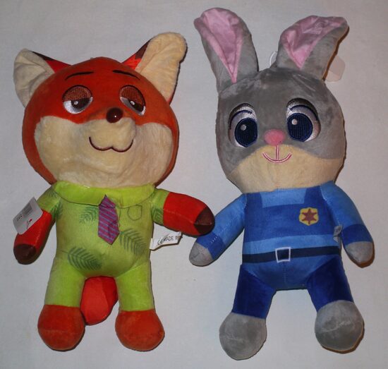 Mīkstie Zootopia varoņi 35cm