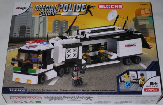 lego policijas buss