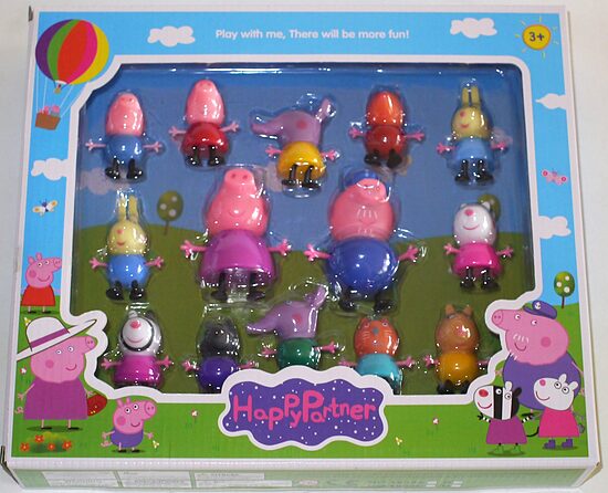 Peppy Pig ģimene vidēja