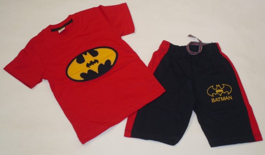 110/116, 116/122, 134/140cm vasaras kostīms betmen sarkans