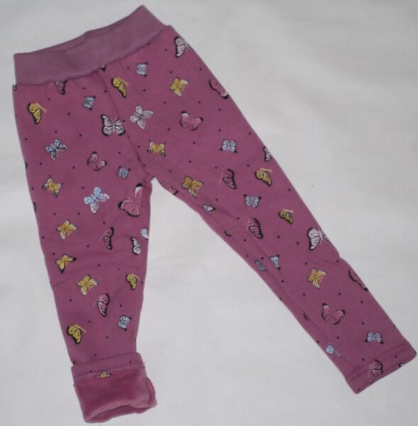 92/98, 110/116, 116/122cm siltie legingi taureņi lillīgi