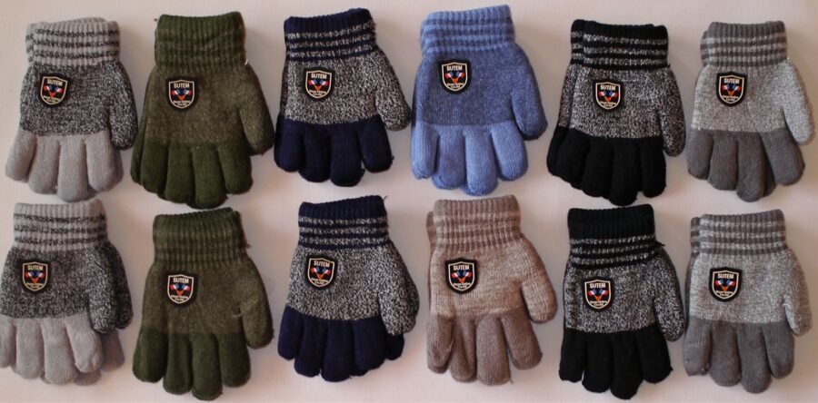 mazie dubultie pirkstaiņi vienkrāsaini 12cm