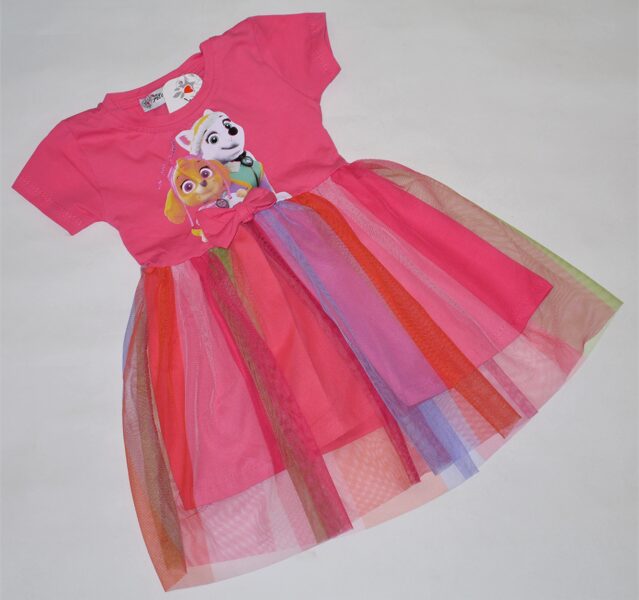 74/80, 80/86cm vasaras kleita Paw Patrol rozā