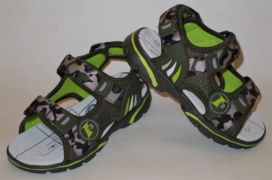 32, 35izm sandales puiku kamuflāža zaļas