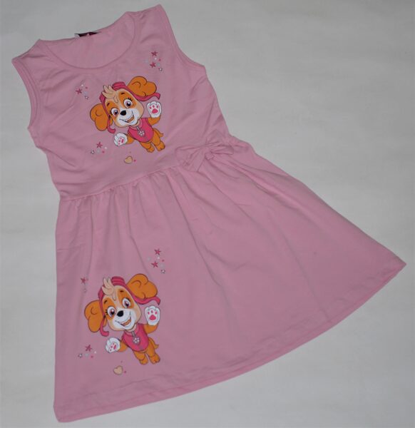 116/122, 122/128cm vasaras kleitas bez rokām ķepu patruļa vecrozā