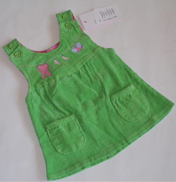 68, 74, 80, 86cm velveta sarafāni zaļi