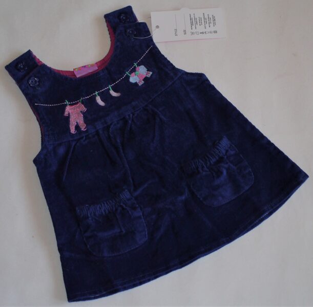 68, 80, 86, 92cm velveta sarafāni zili