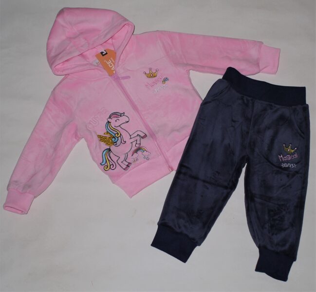 74cm siltie velūra kostīmi meitenēm maigi rozā