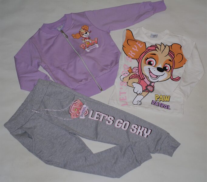 122/128cm 3 daļīgs kostīms Sky meitenēm