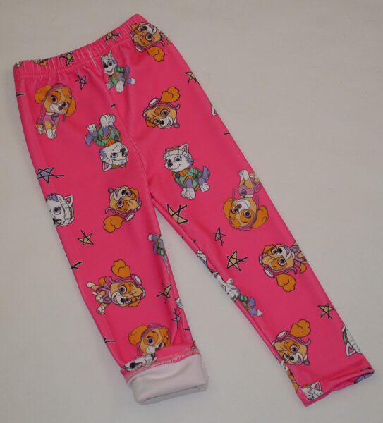 92, 98, 116cm nedaudz siltināti legingi paw rozā tievām meitenēm