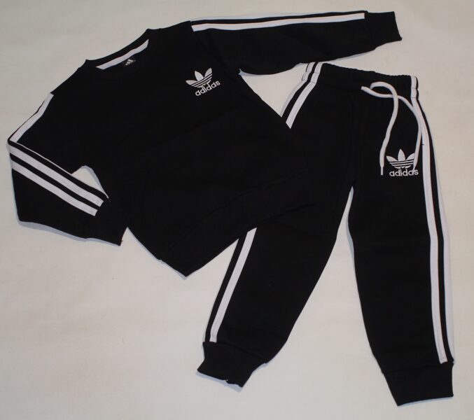 98/104, 104/110, 122/128cm siltie kostīmi Adidas melni