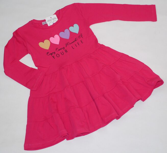 104/110, 110/116cm kleita aveņu 4 sirdis