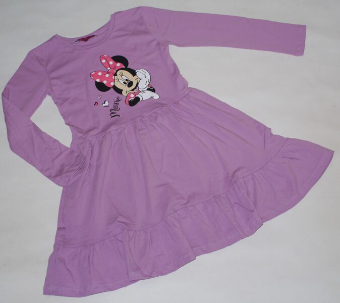 110/116, 122/128cm Minnie kleita lillā