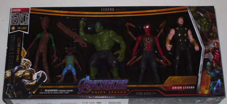 supervaroņu komplekts 4gab